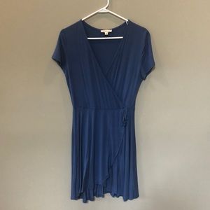 Classy Blue Midi Dress